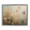 Stupell Industries Spring Meadow Birds Floater Framed Canvas Wall Art Design by Arlington Prints